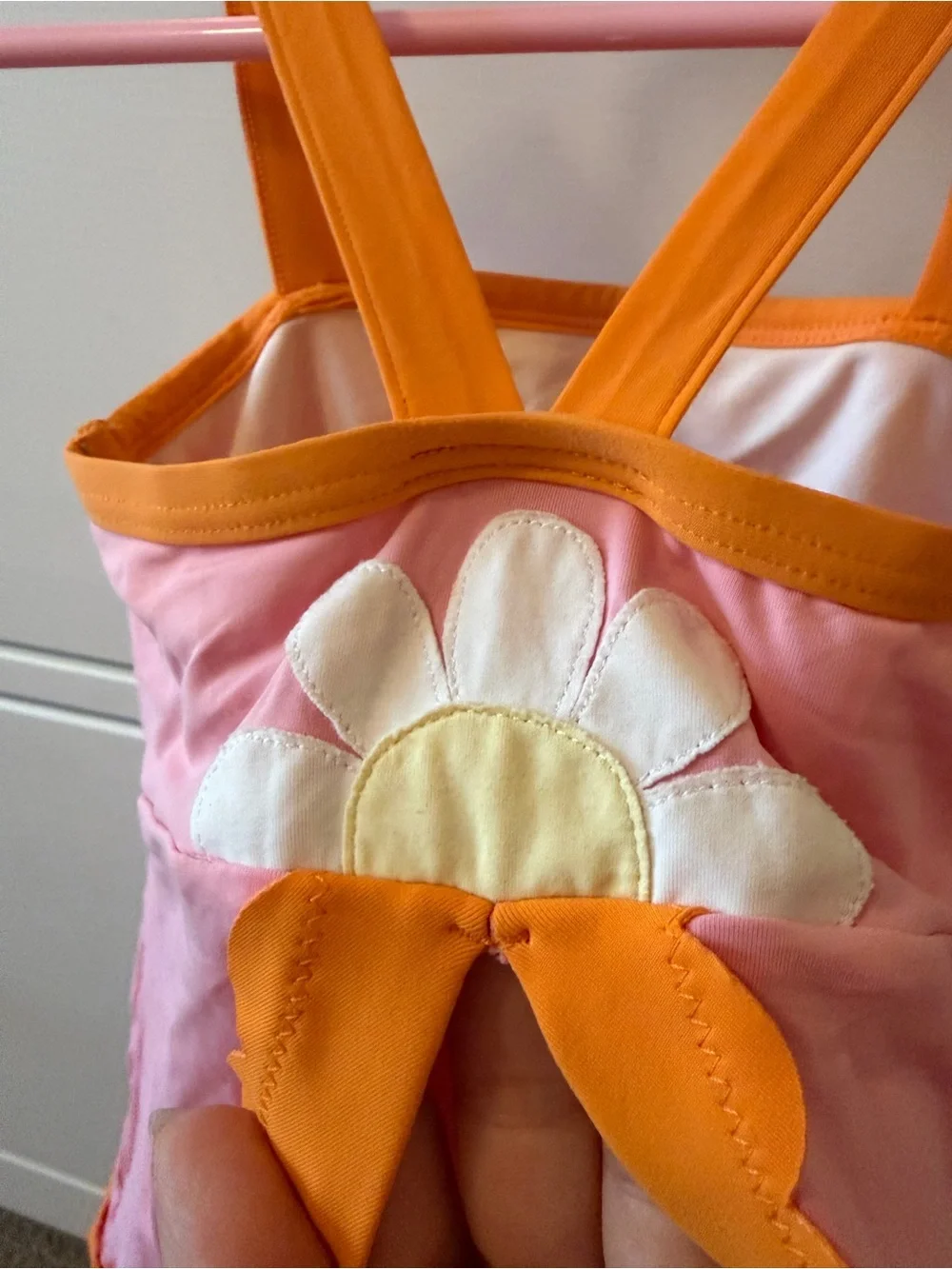 Beaufort Bonnet Company Baby Girls One Piece Swimsuit 12-18M Pink